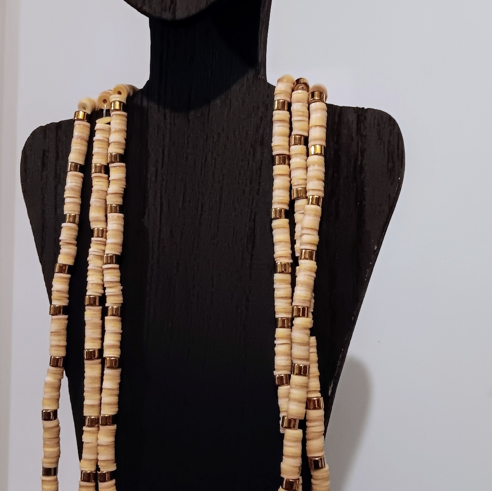 Multistrand Bead Necklace Set - Picture 4 of 6